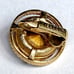 Vintage LISNER Earrings Multi-Colored Rhinestone, Gold Color - Schiaparelli Type