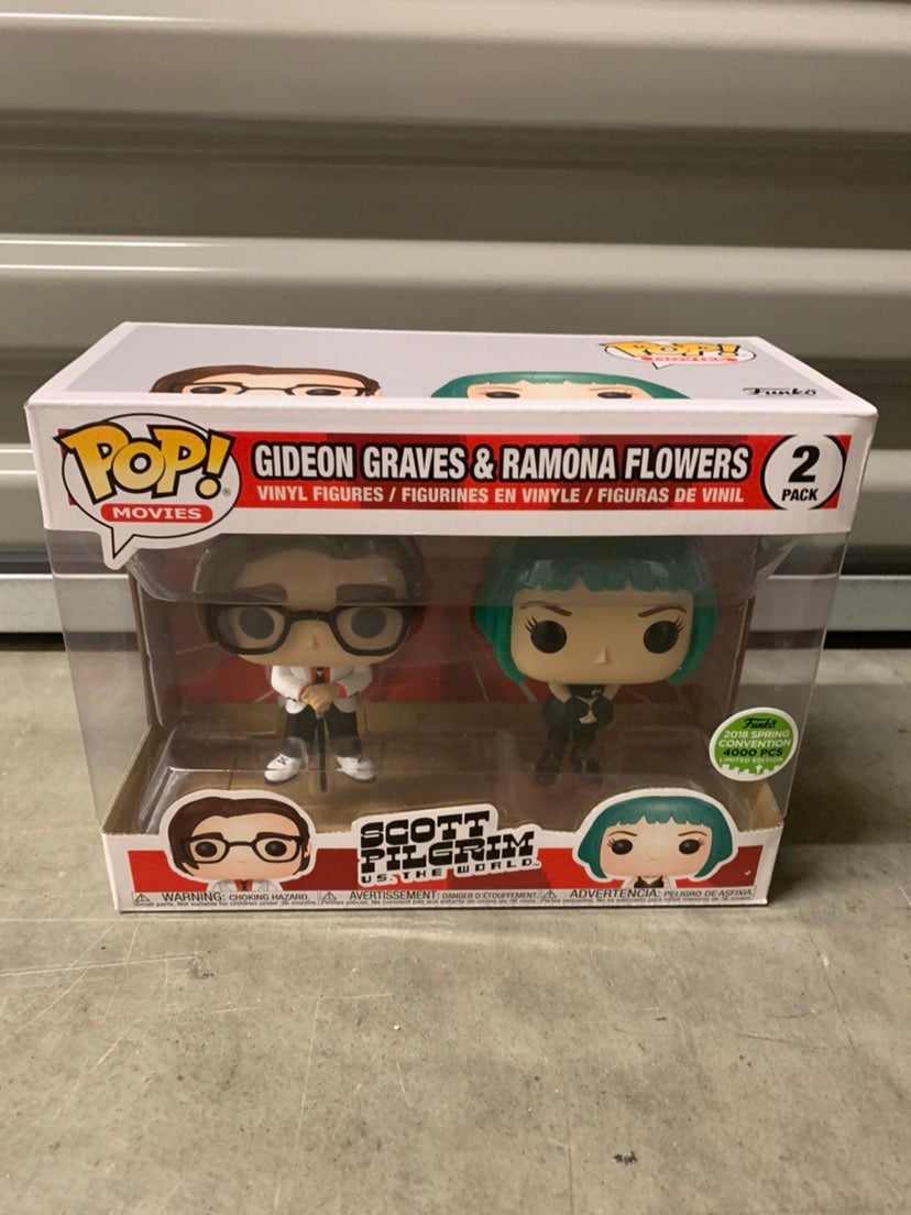 Funko Pop Scott Pilgrim Vs The World - Gideon Graves & Ramona Flowers ECCC Excl