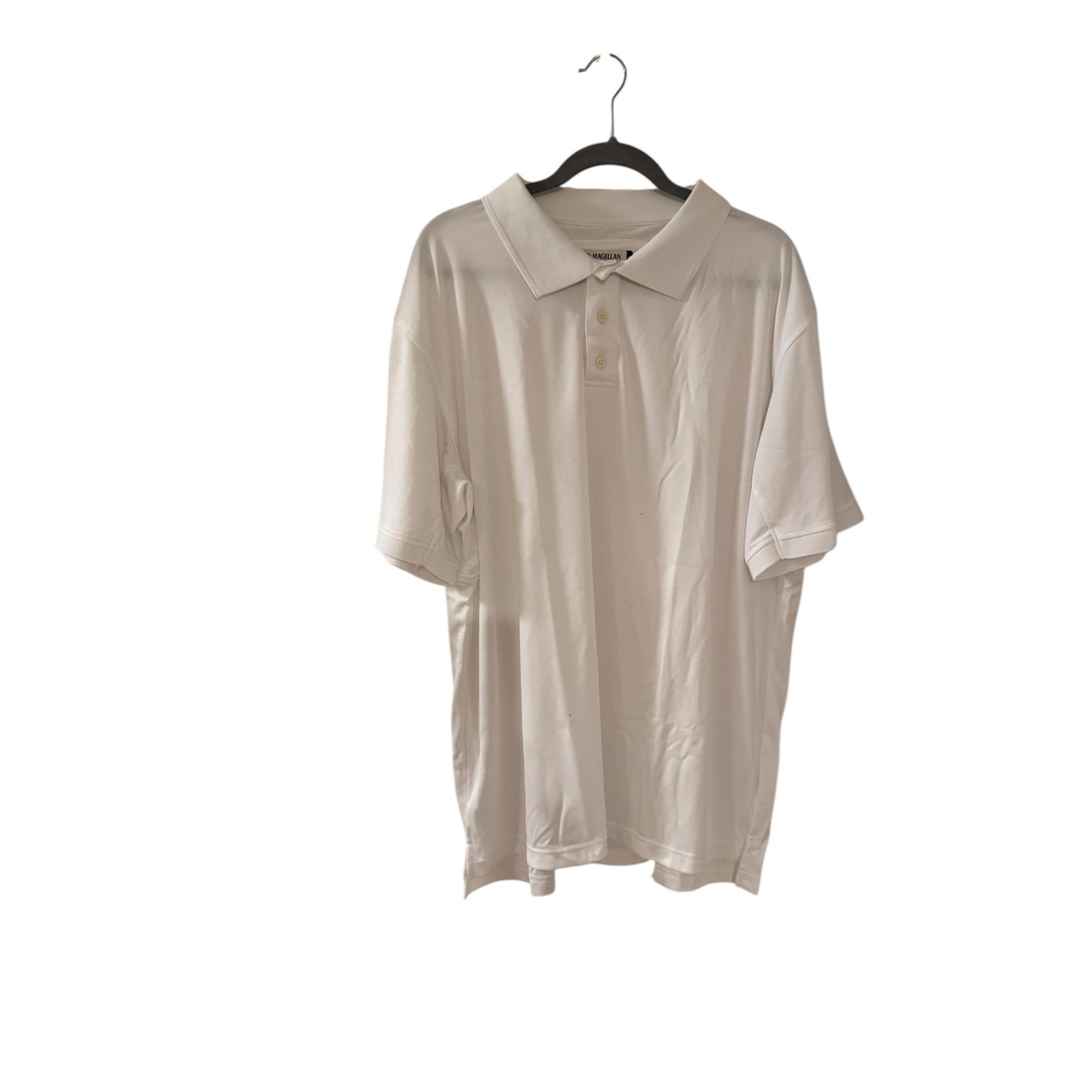 Magellan Outdoors Men’s Mag Wick Fish Gear White Vented Shirt – XXL