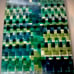 RARE 1960S VARI VUE 3D LENTICULAR MOVING MOTION GREEN GEOMETRIC NOS