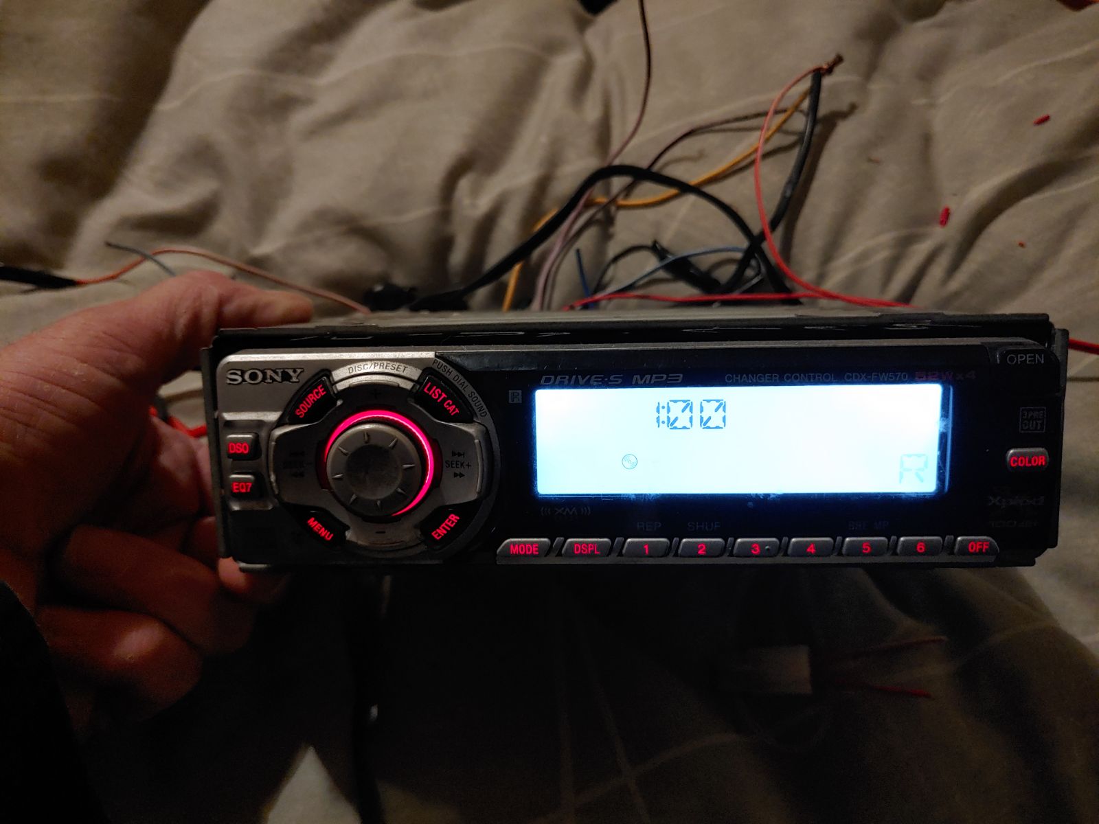 Sony in dash CD player