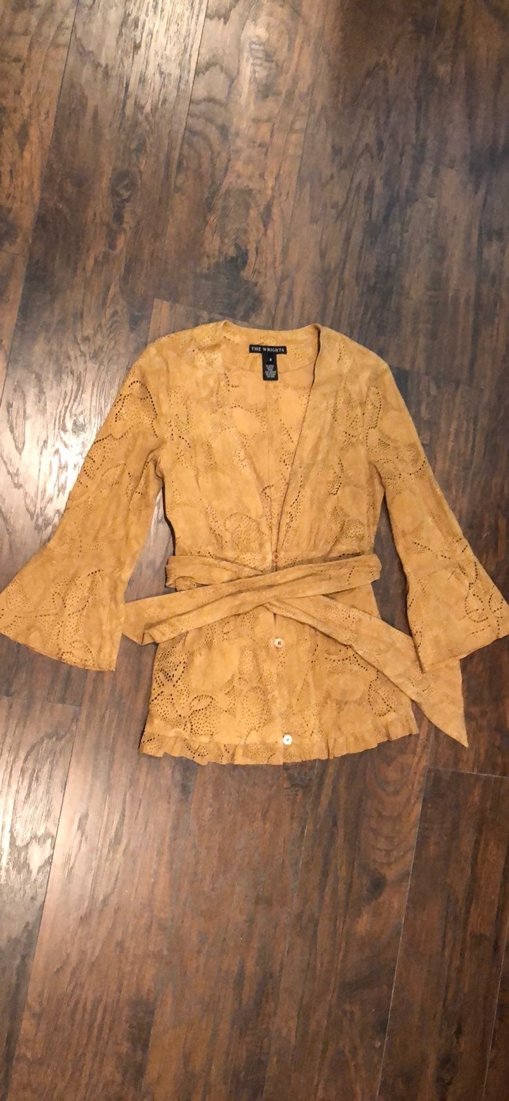 The wrights Lamb suede designer jacket w