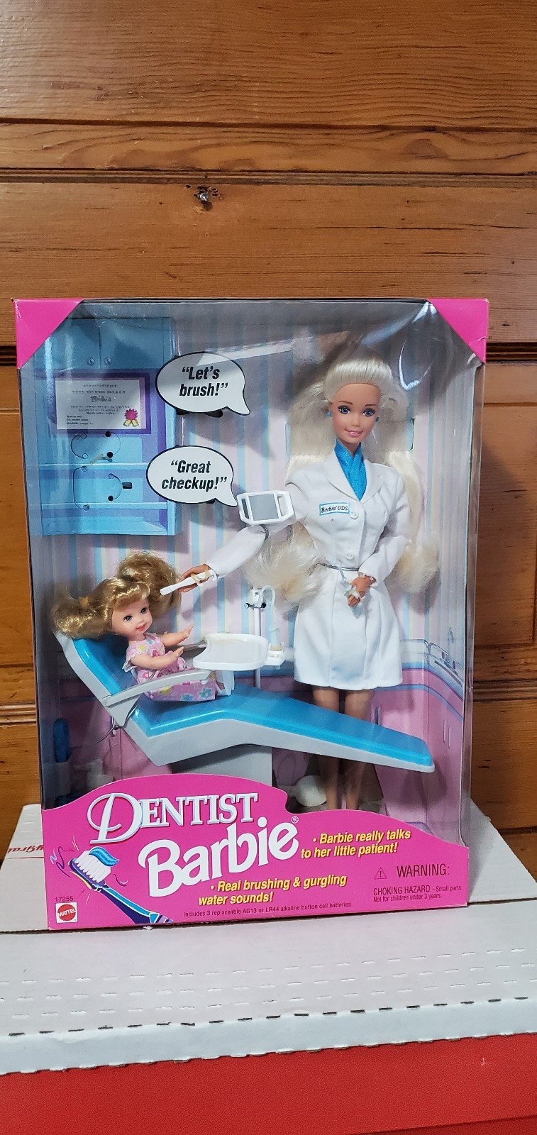 Dentist Barbie Doll Set Blonde 1997 Mattel 17255! New In Box