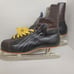 Vintage Two Tone Clipper Ice Hockey Skates Made in Canada - Size 8