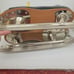 Vintage Two Tone Clipper Ice Hockey Skates Made in Canada - Size 8