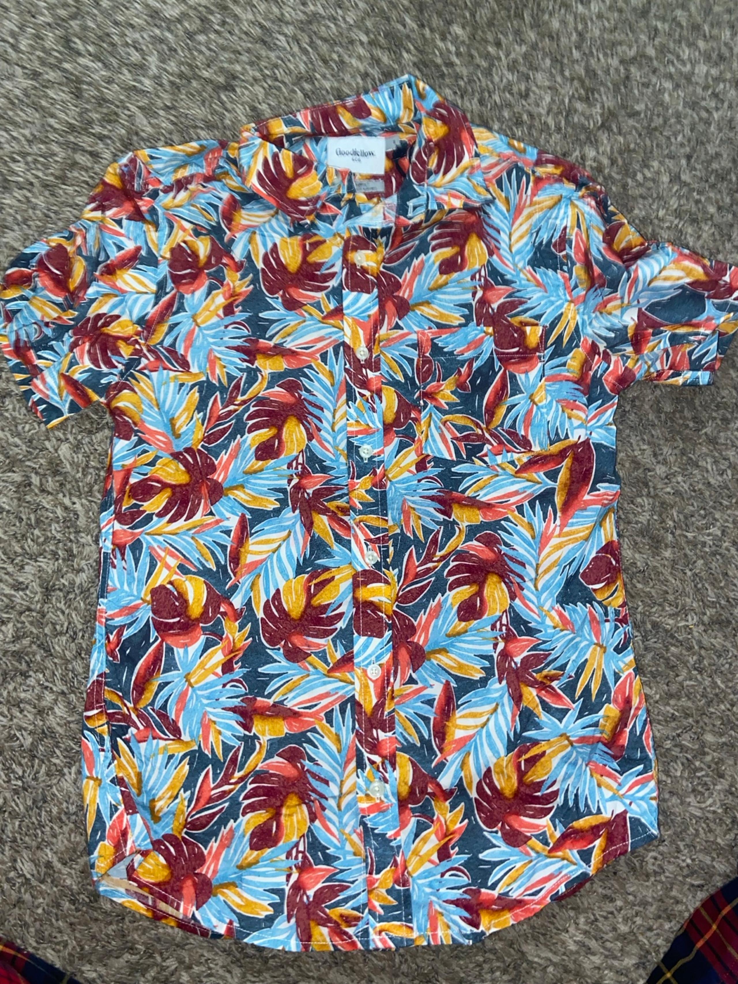 Goodfellow & Co. Citrus  button up Shirt Mens Sz small
