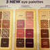 3 New Tarte Eye Palettes