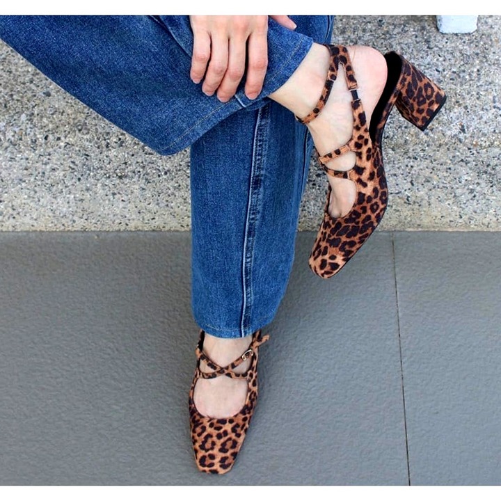 ZARA Block Heel Shoes NWT (US 8)