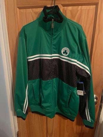 New With Tags, Boston Celtics Men’s NBA Jacket Size Large. paid 90