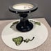 Paula Estey Hand Painted Fruit Ceramic Pedestal Cake Stand Excellent Condition!
