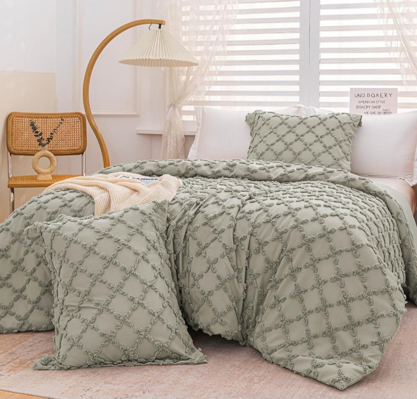 MILDLY Boho Duvet Cover for Queen Bed