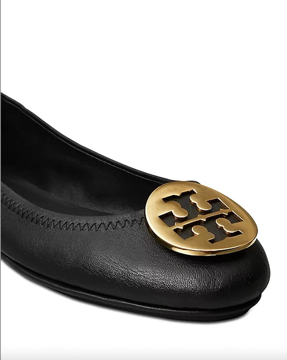 Tory Burch Black Ballet Flats
