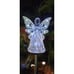 Garden Solar Lights, Decorative Angel Garden Stake, 12 LEDs Pathway Decor
