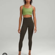 Lululemon align 25” with pocket, dark olive