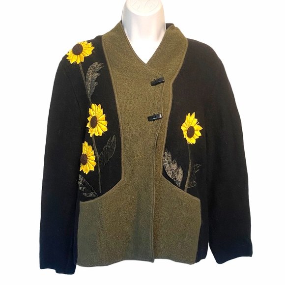 Vintage South Wool Sunflower Jacket