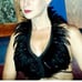 REAL FEATHER TOP