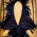 REAL FEATHER TOP