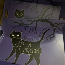 Thackery Binx I’m a cat person trays