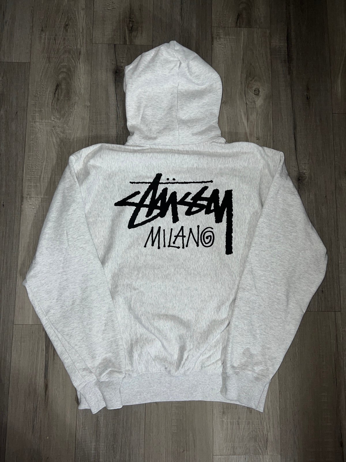 Grey Stussy Milano Hoodie