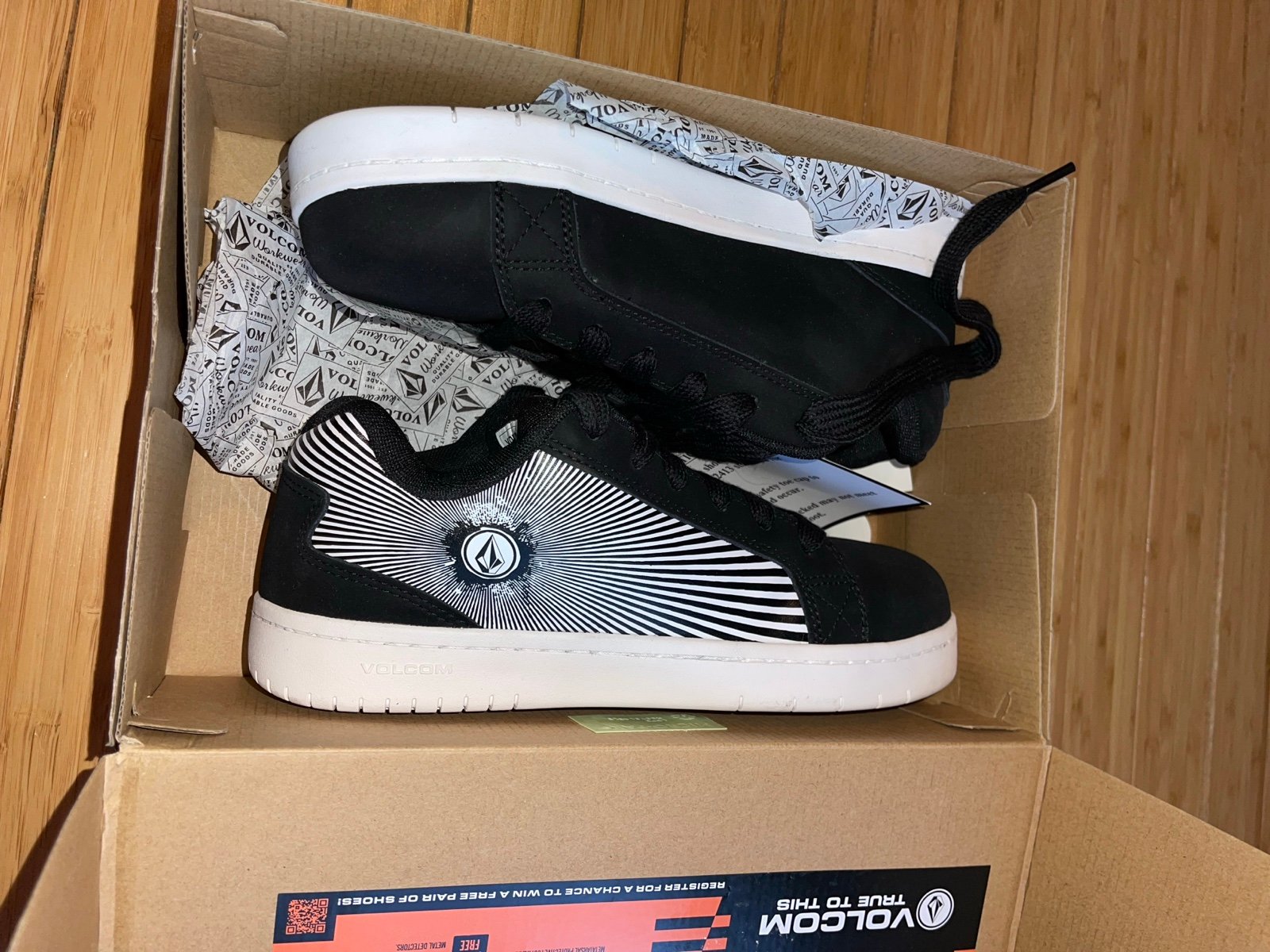 Volcom Stone OP Art Skate Inspired Work Shoe