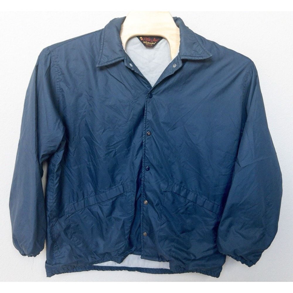 Vintage 80's Dunbrooke Pla-Jac Button Up Jacket Mens 44/46 L USA Made