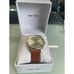Nine West Women's Strap Watch Brown/Gold