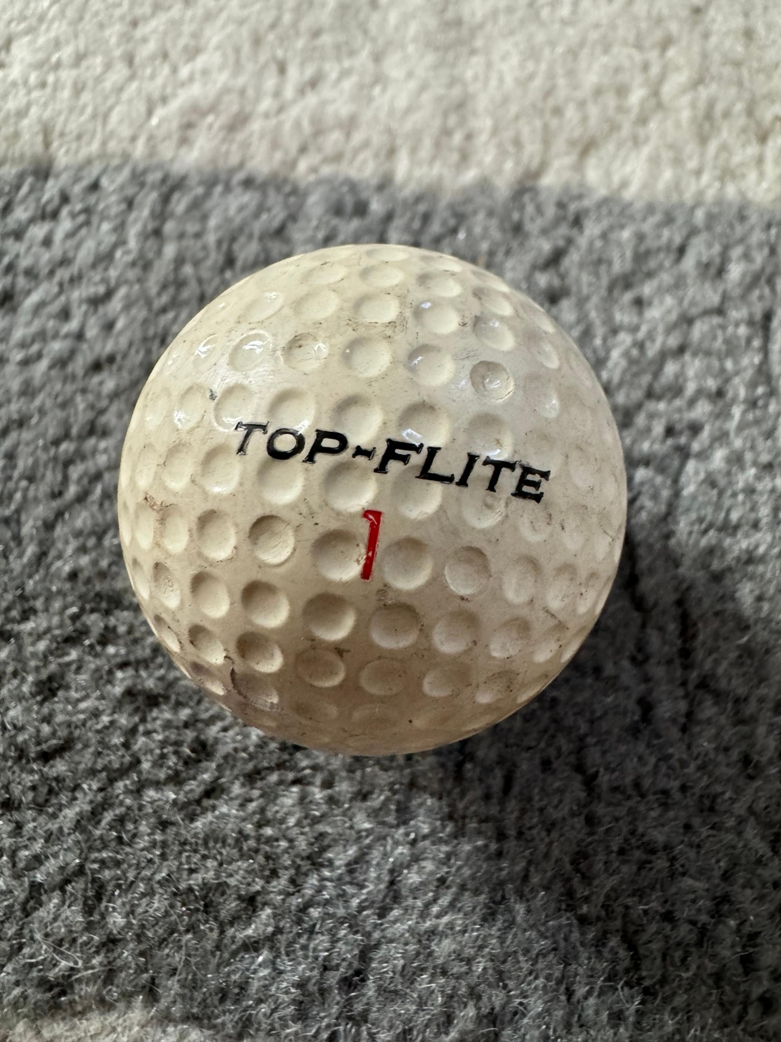 Vintage Top Flite golf ball