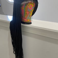 36” Brand New Full Lace Box Braid Wig