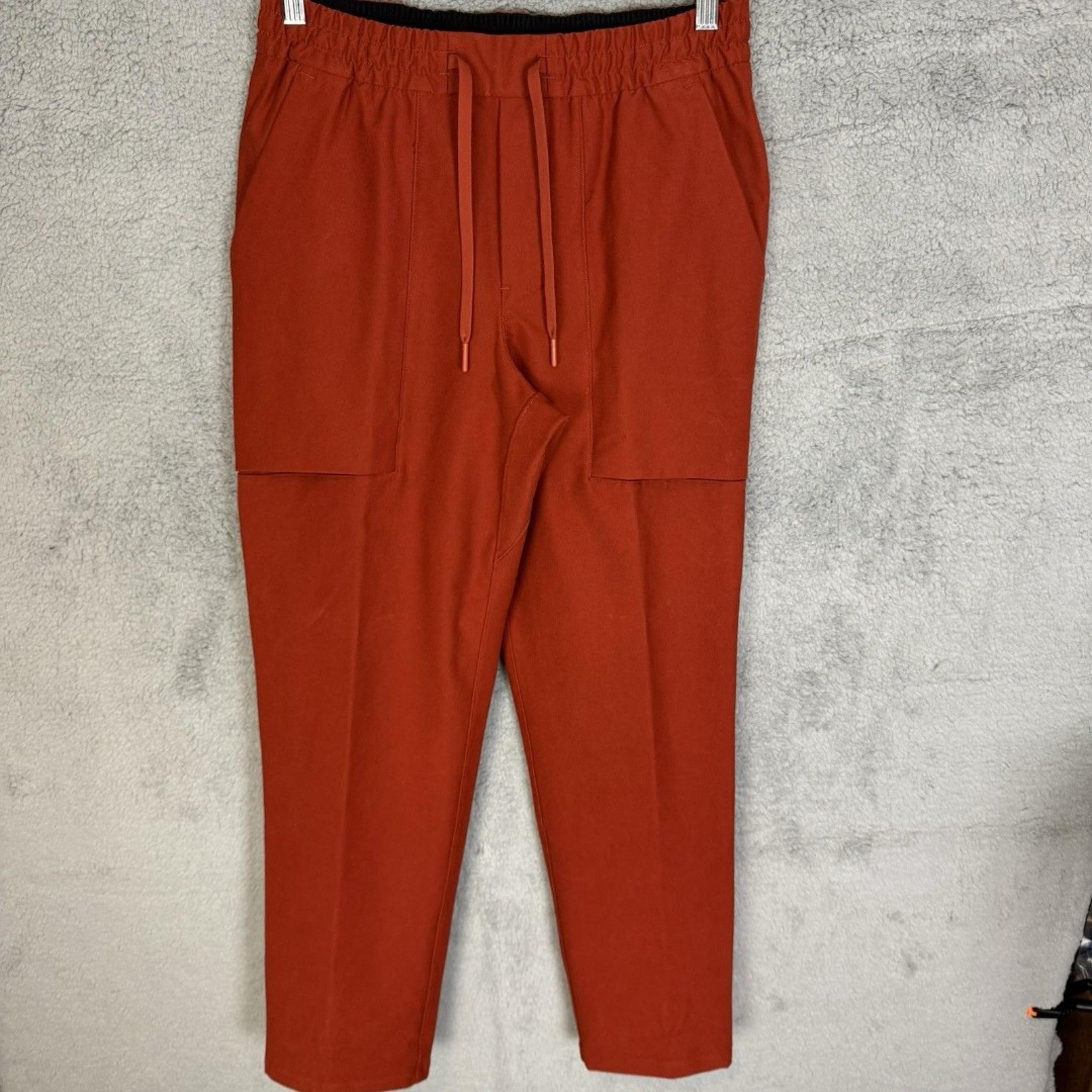 Lululemon Pants Mens S Red Bowline Utilitech Athletic Elastic Waist Drawstring