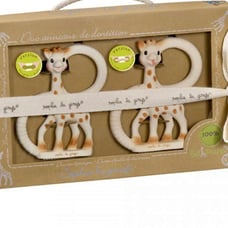 *Discontinued* Sophie la Girafe Twin So’Pure Teething Rings Gift Set by VULLI