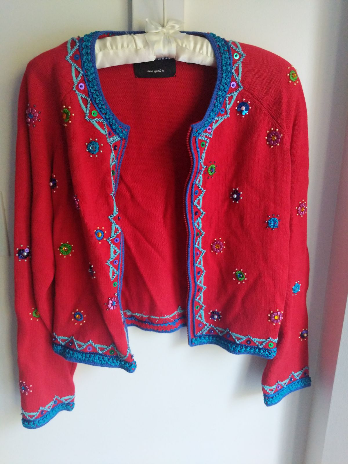 Michael Simon zip up sweater