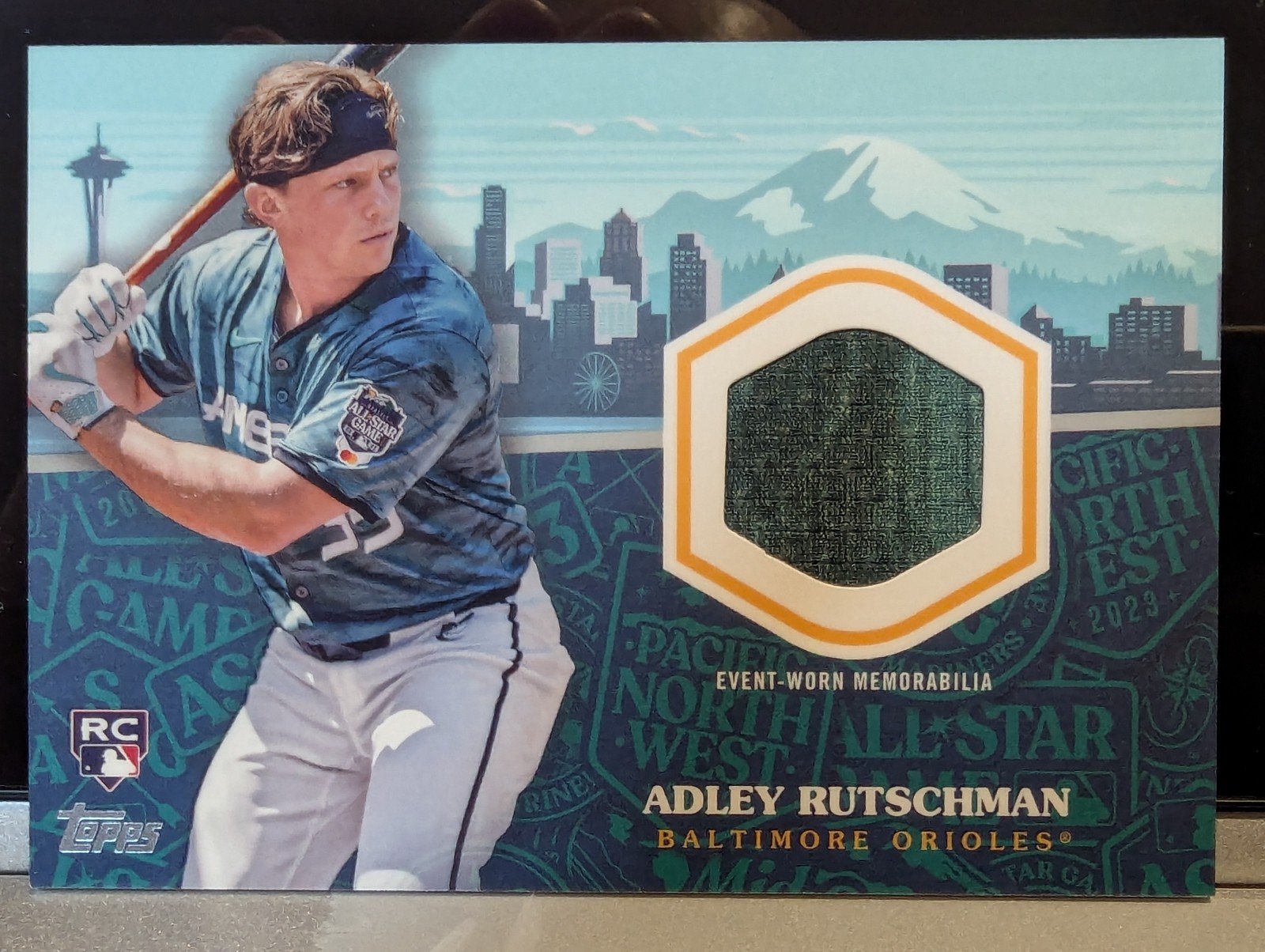 Ashley Rutschman All-Star Stitches Event Worn Relic RC 2023 Topps Update