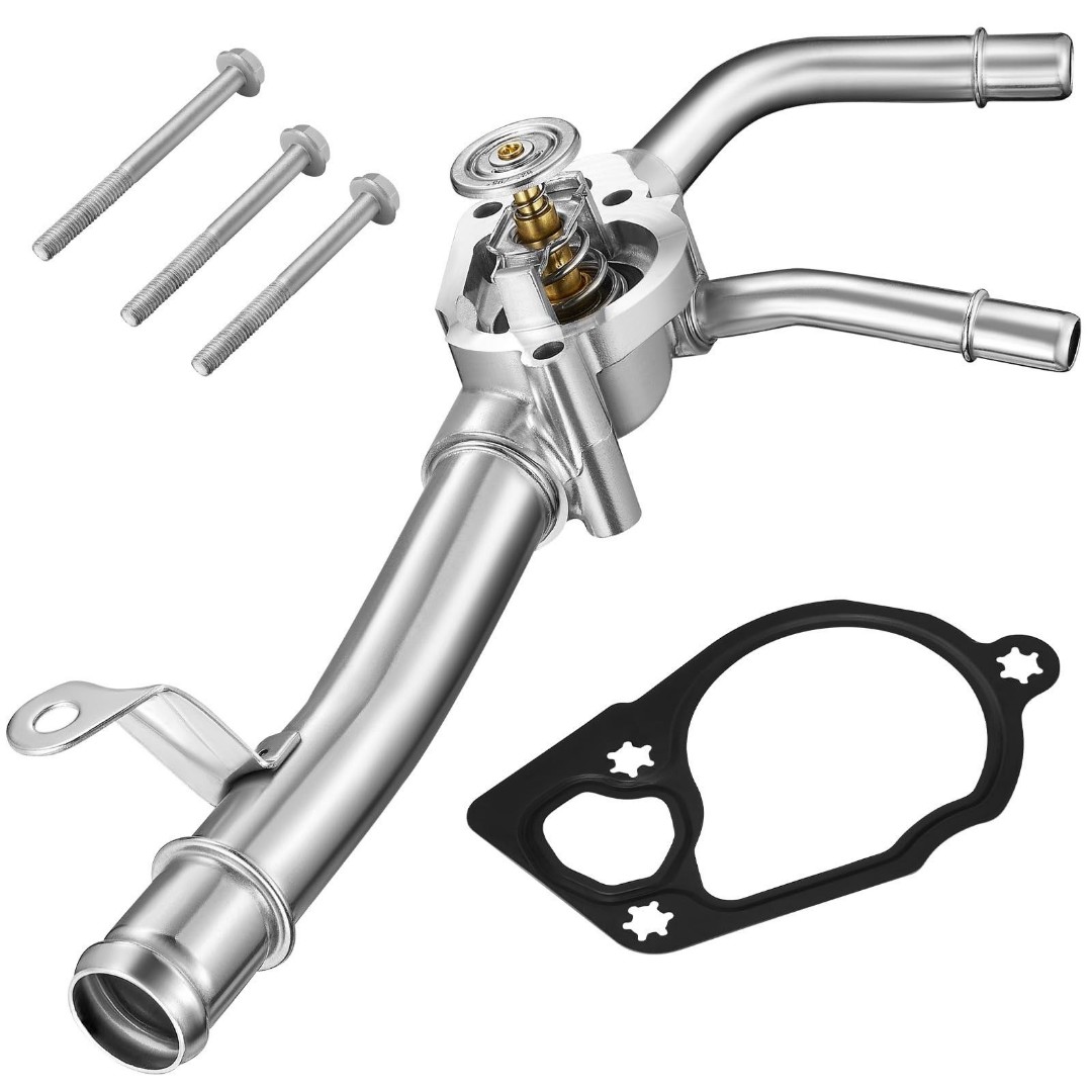 BDFHYK 902-692 Aluminium Coolant Thermostat Housing Buick Enclave Chevy Traverse