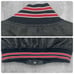 80s-90s USA Made Vintage Nylon Varsity Jacket with Embroidery, Size XL, Maple