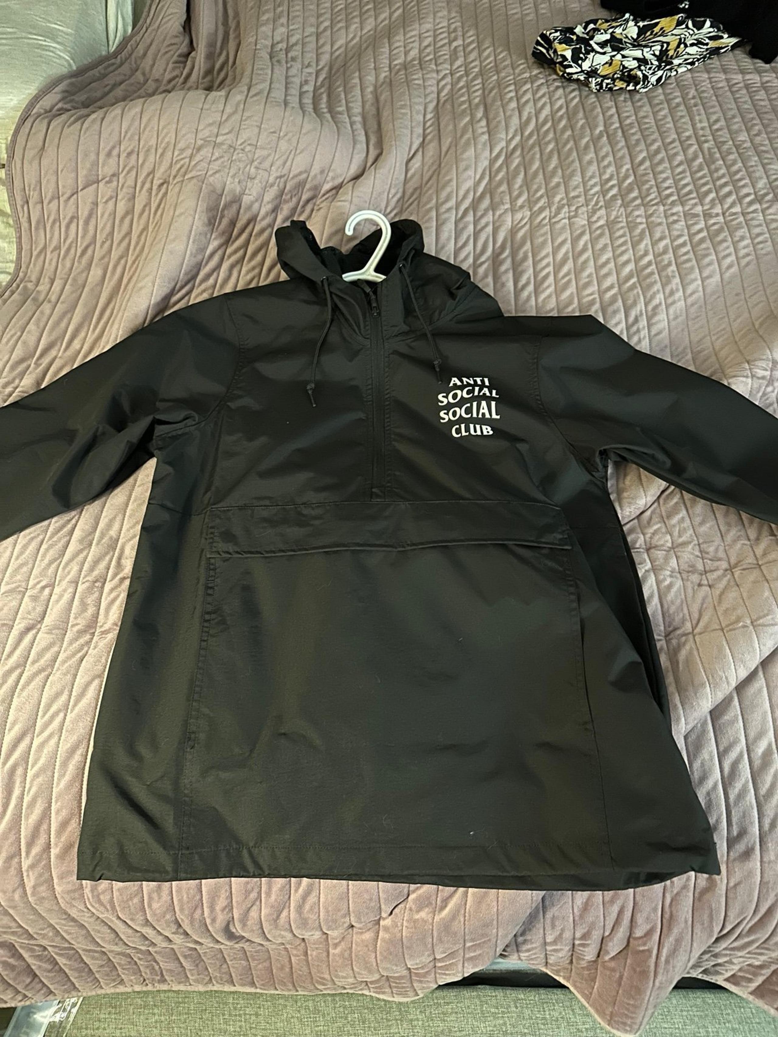anti social social club windbreaker