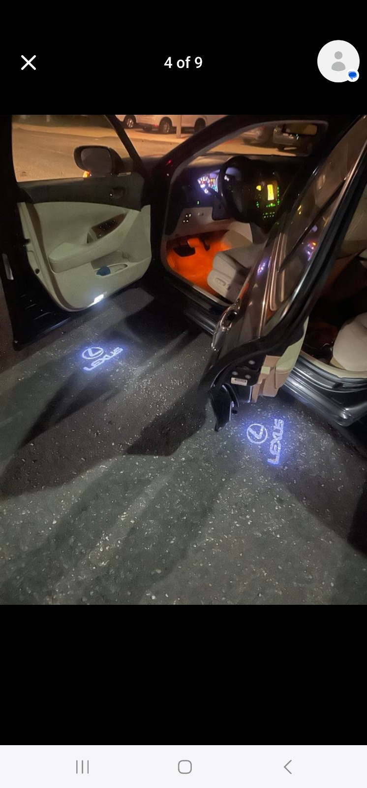 2 Lexus Puddle door Lights plug and play Easy Installation