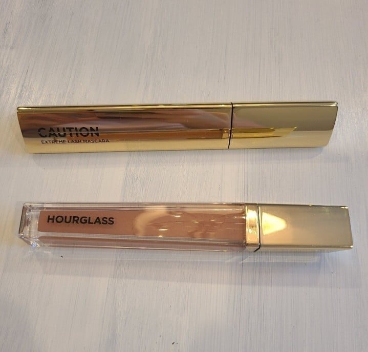 Hourglass Lip Gloss and Mascara Dou