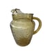 Vintage Anchor Hocking Pagoda Amber Pitcher with Ice Lip