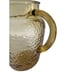 Vintage Anchor Hocking Pagoda Amber Pitcher with Ice Lip