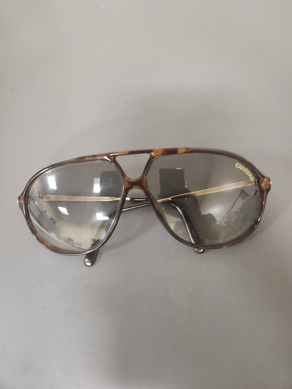 Vintage Carrera Aviator Sunglasses Brown