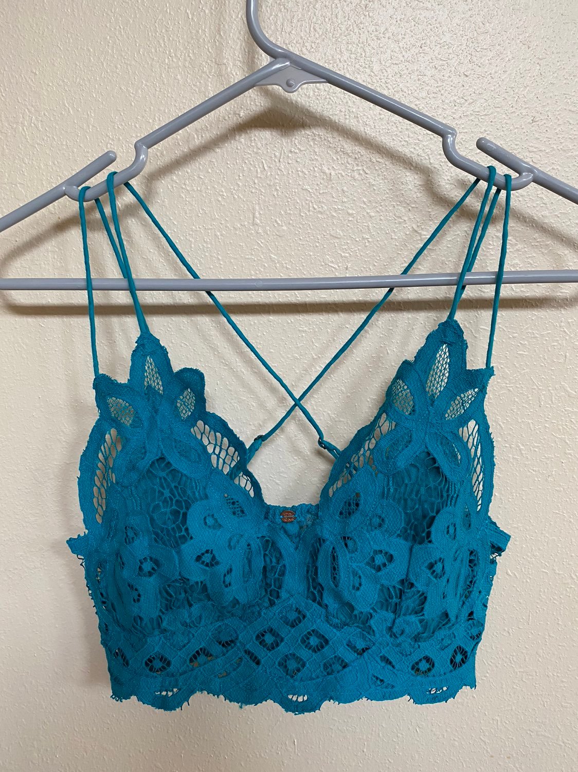 Free People Adella bralette in Turquoise