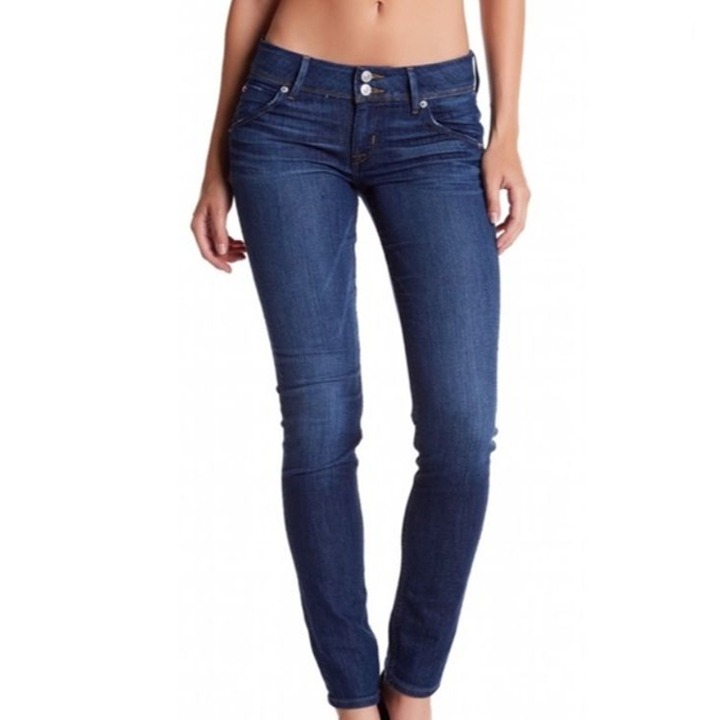 Hudson Collin Skinny Jeans 29 Dark Wash Mid-Rise Womens Denim Stretch