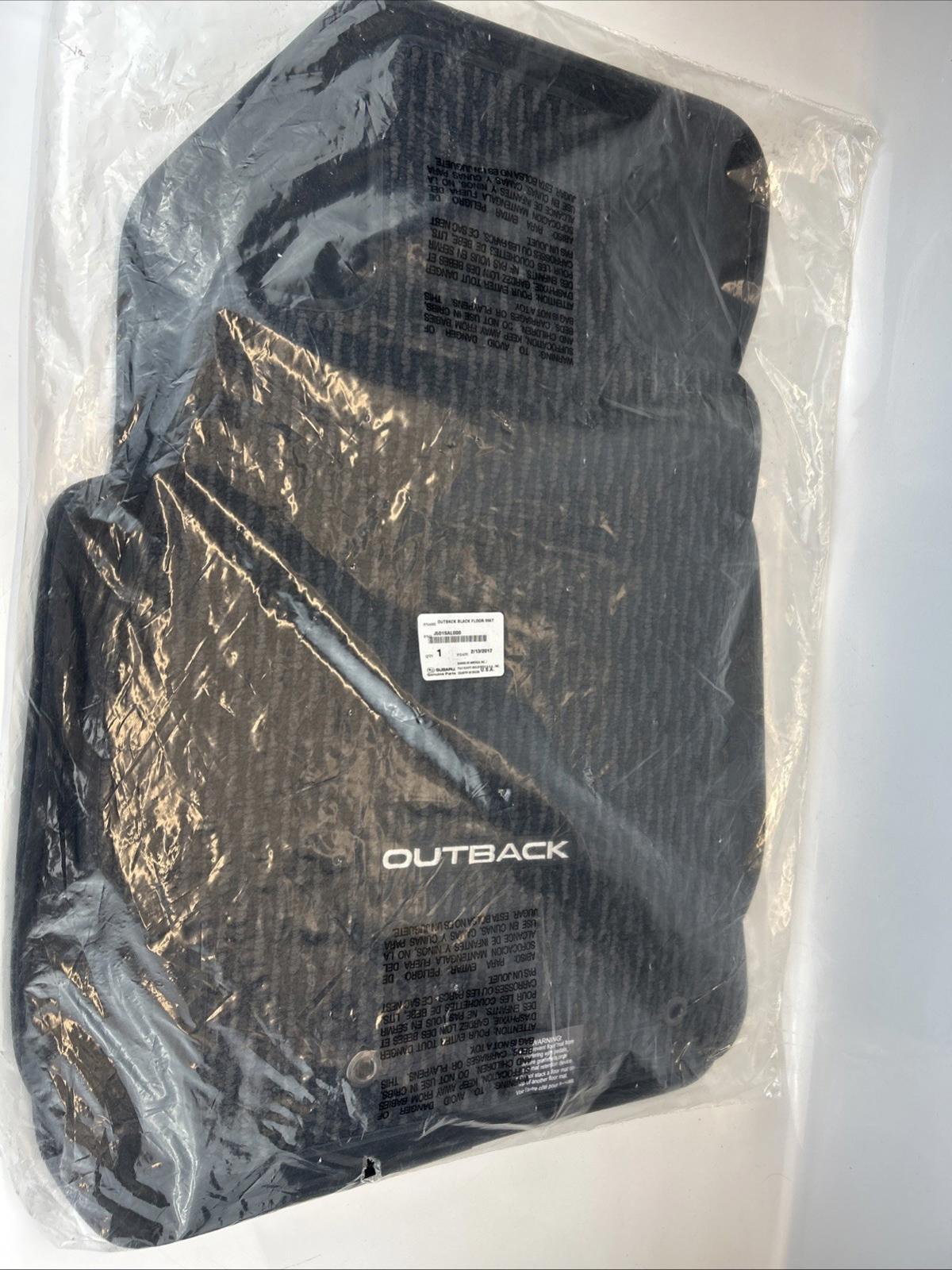 NEW! Subaru Outback Carpet Floor Mats OEM Set of 4 Black J501SAL00