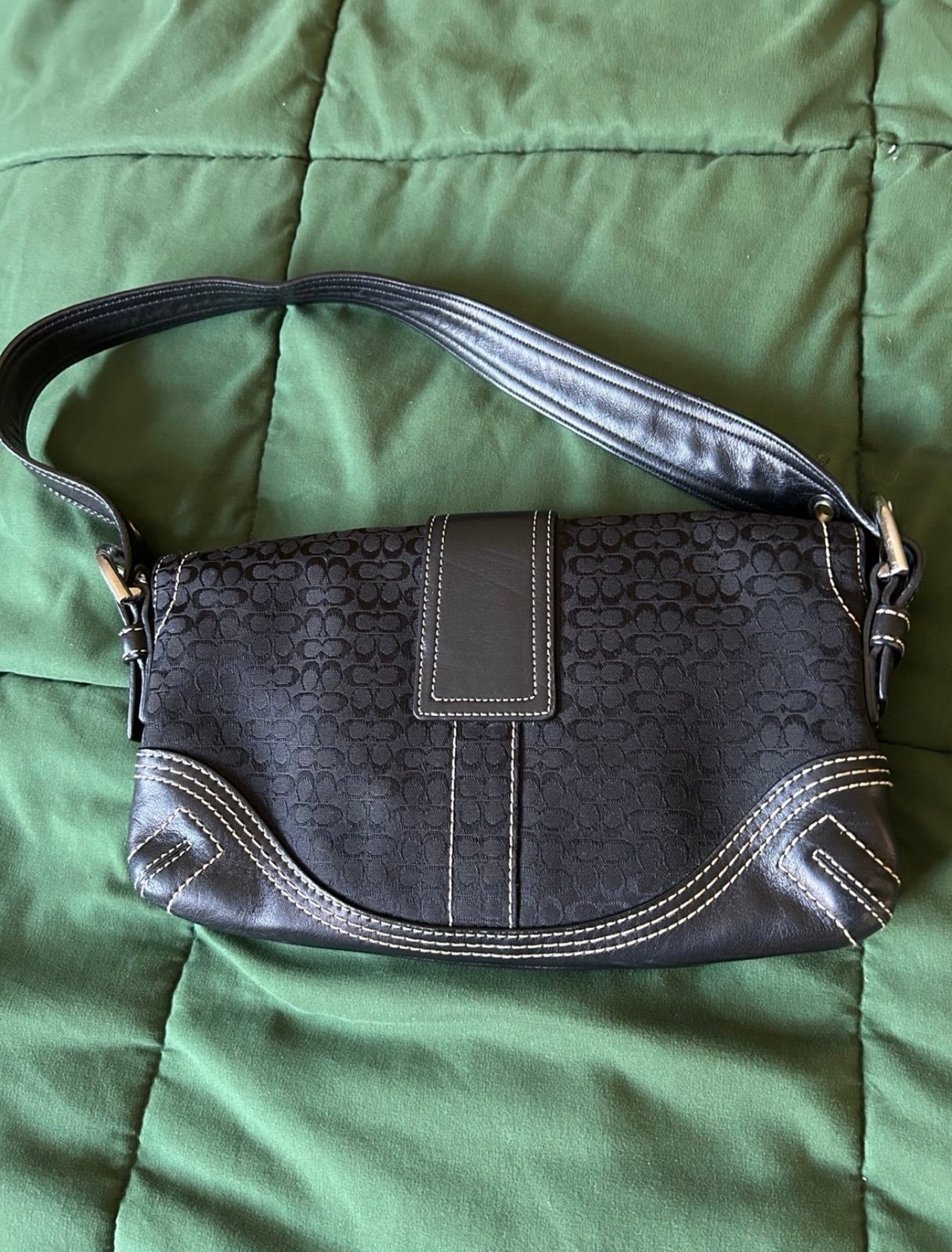 Vintage Coach Black Leather Soho Hobo Bag - Etsy
