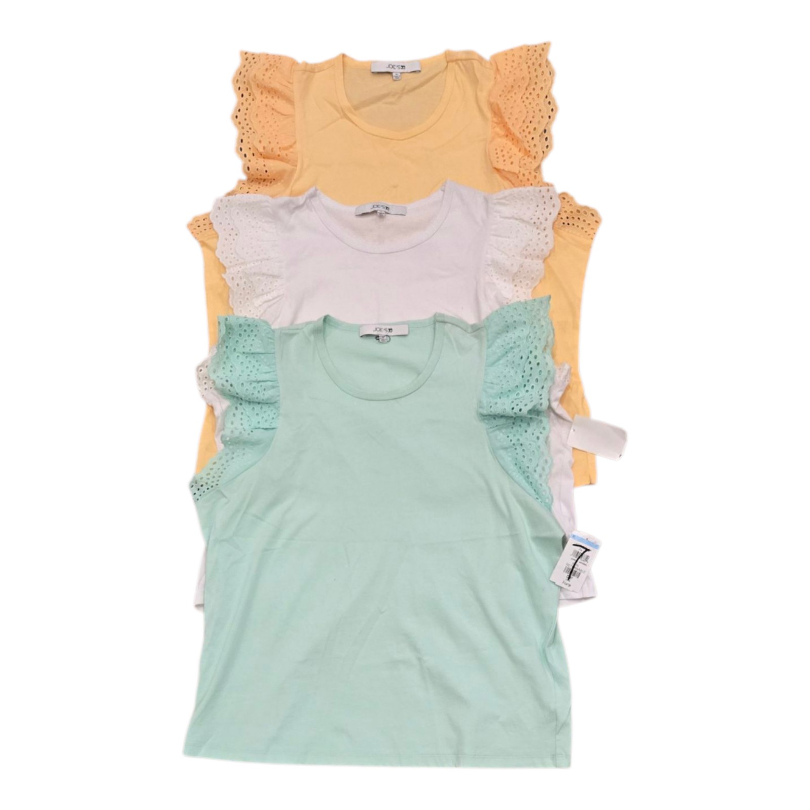 Joe's Jeans Ruffle Sleeve Tops Bundle Of 3