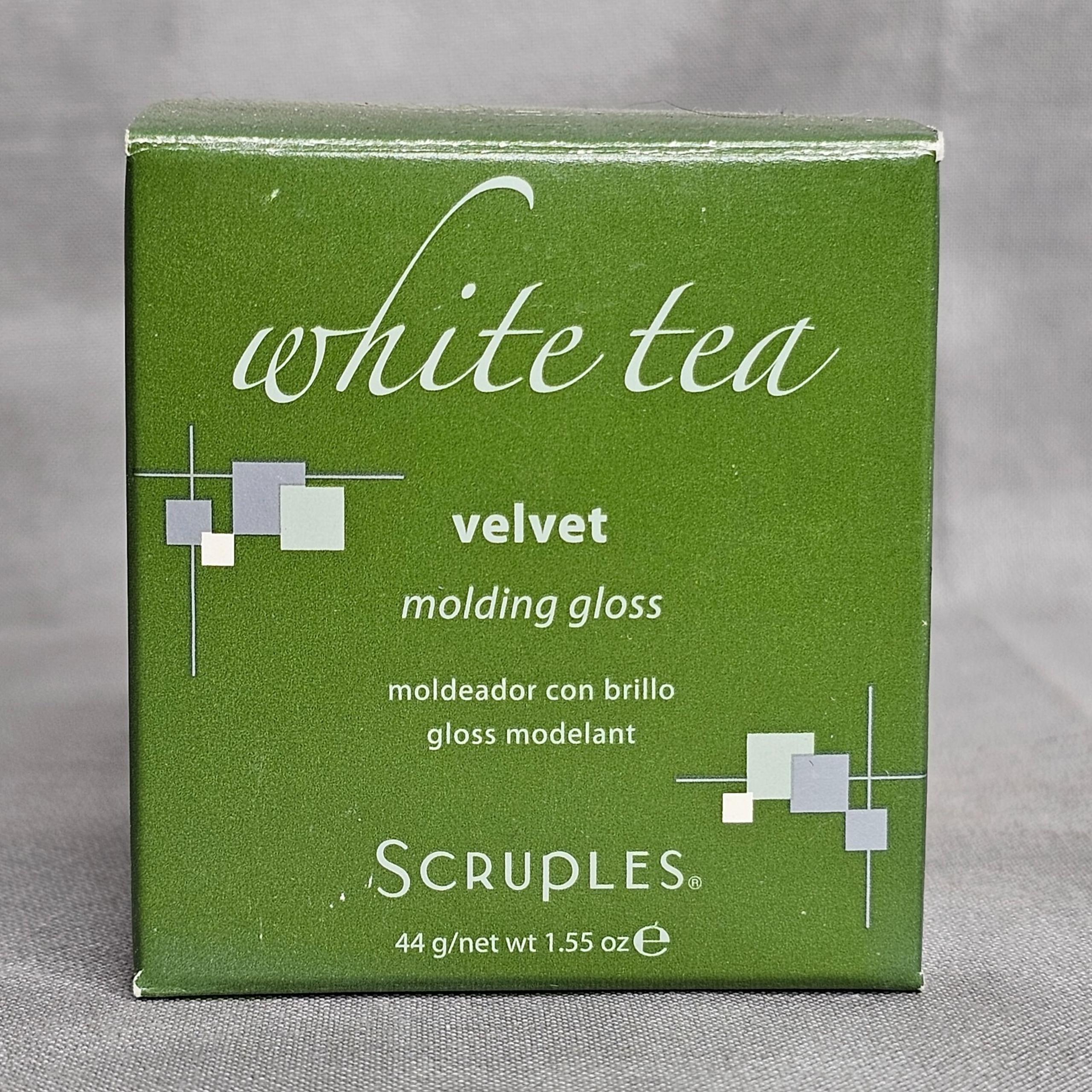 SCRUPLES White Tea Velvet Molding Gloss 1.55 oz. NEW