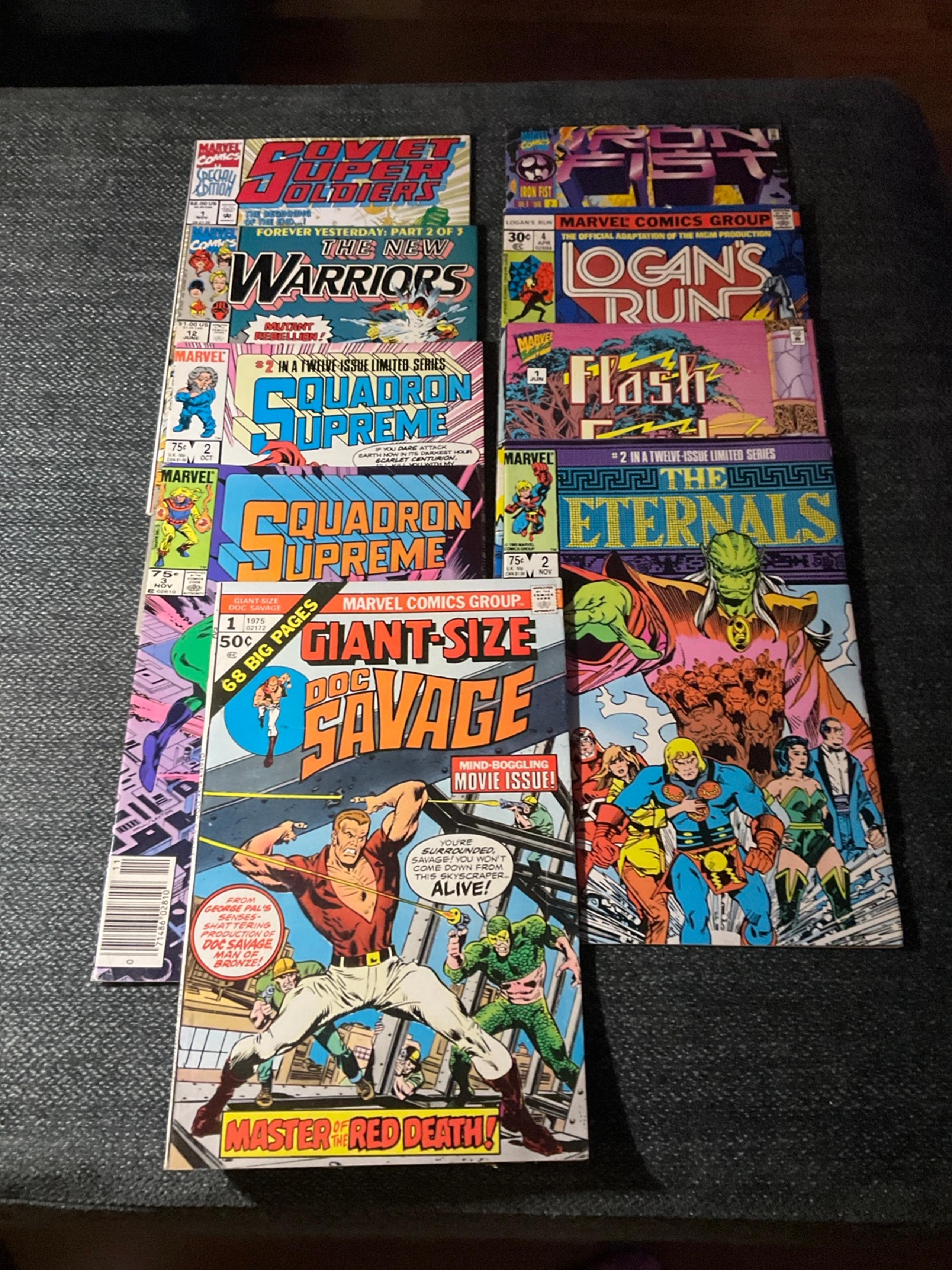 (10) Marvel Sci-Fi and Hero comics