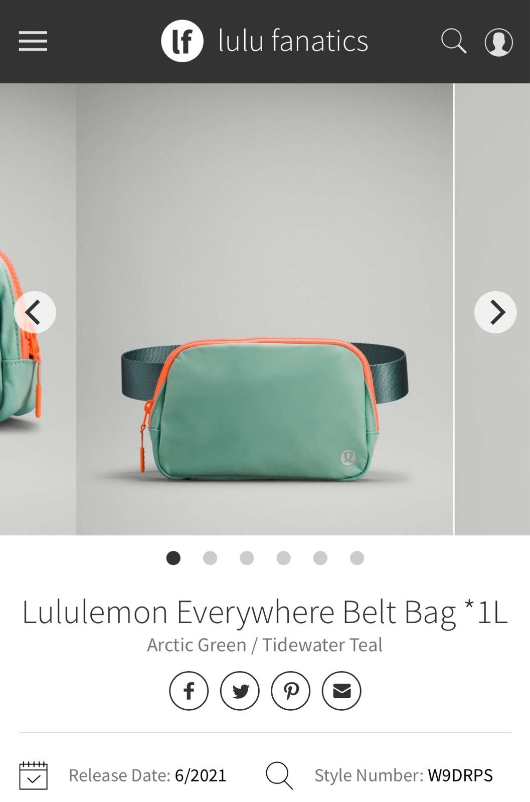 Lululemon Everywhere Belt Bag