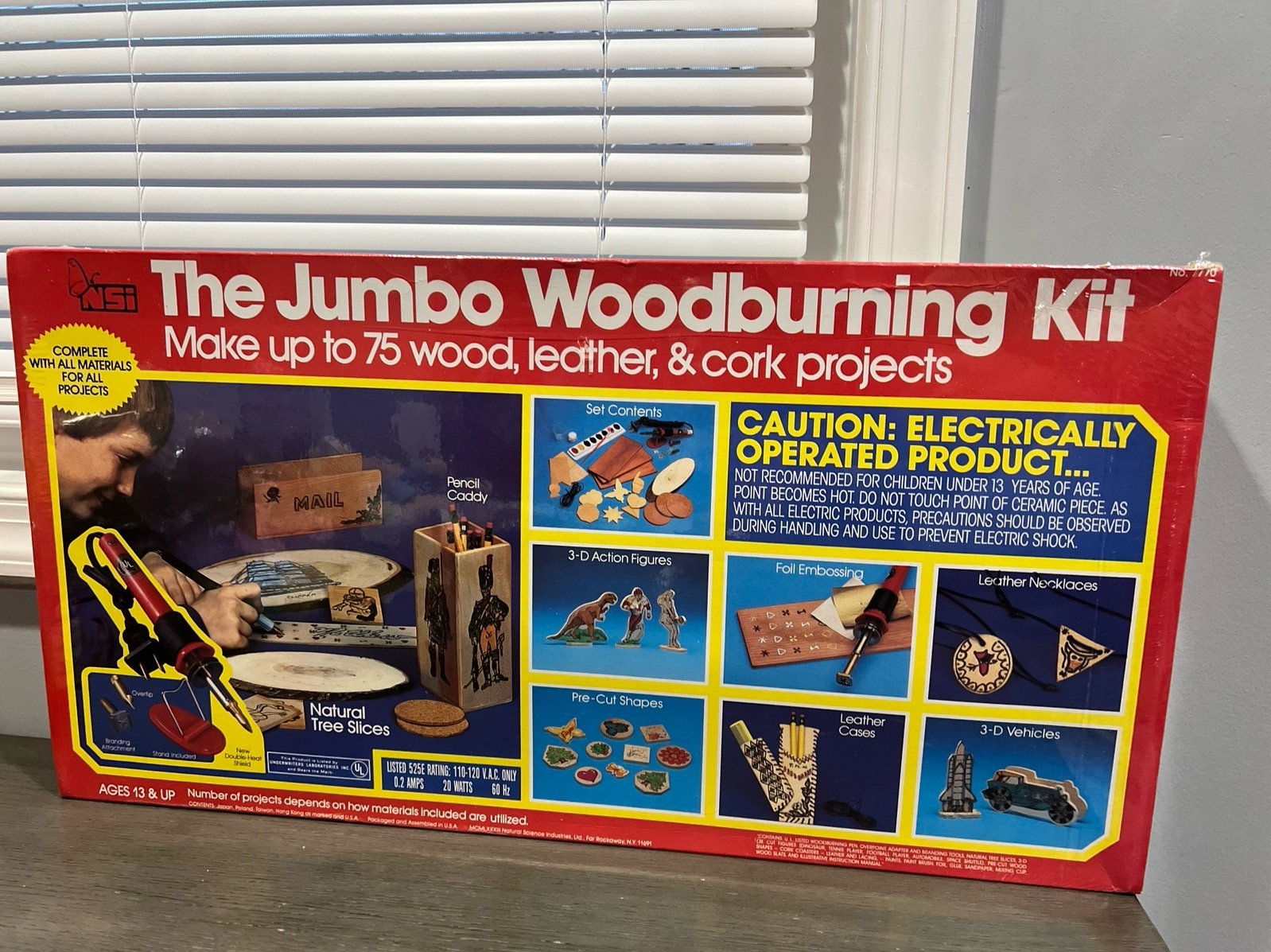 Vintage 1980s NSI Jumbo Woodburning Kit No. 7770