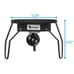 200000 BTU Outdoor Stove Propane Burner Gas Portable BBQ Grill Picnic Black Mini
